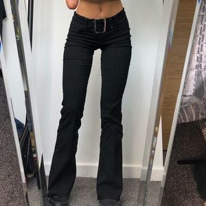 Black Flare Pants🍒